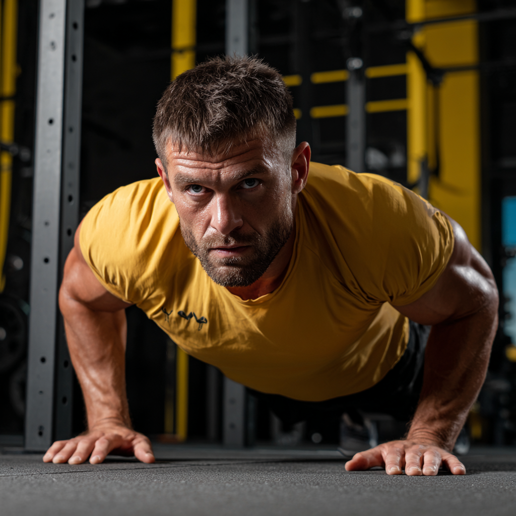 Професійний тренер показує вправи